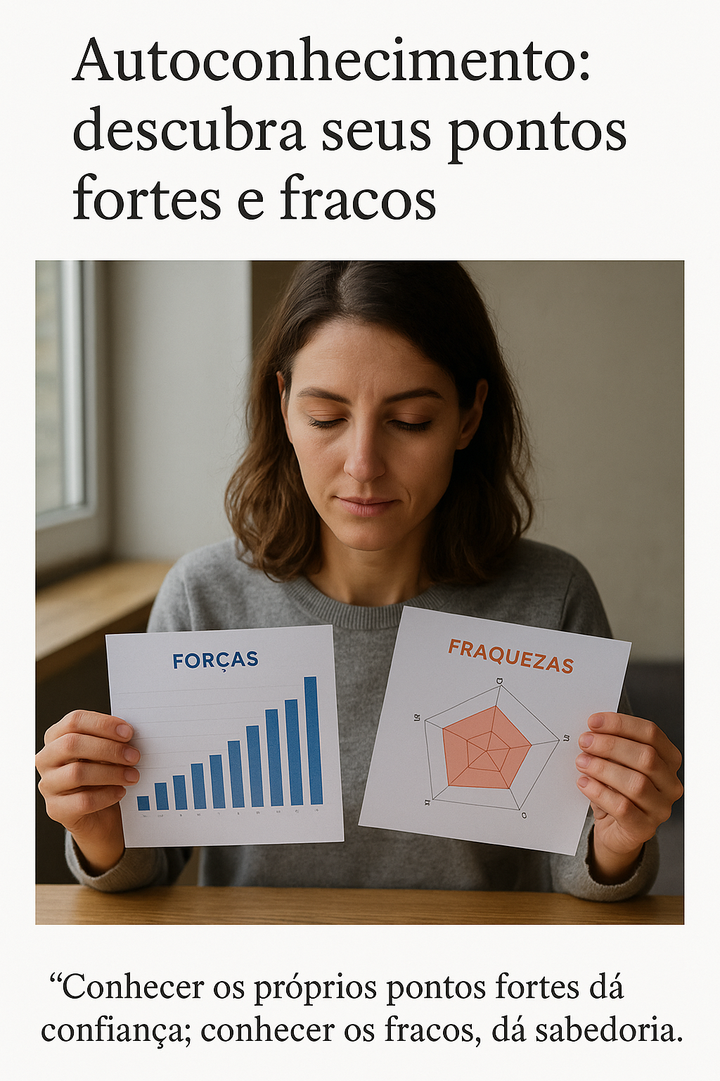 Autoconhecimento: descubra seus pontos fortes e fracos