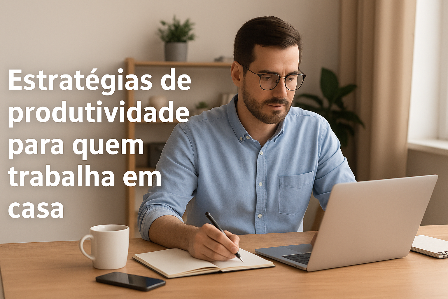 Estratégias de produtividade para quem trabalha em casa