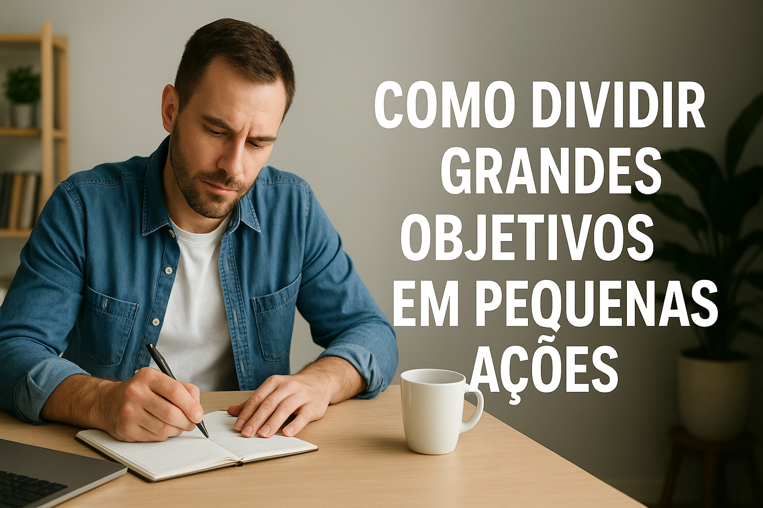 Como dividir grandes objetivos em pequenas ações
