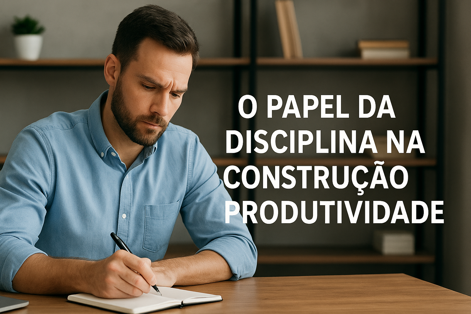 O papel da disciplina na construção da produtividade