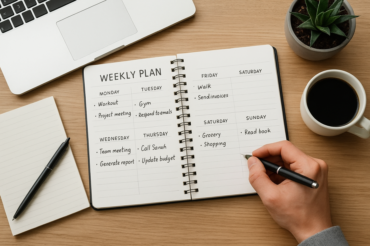 Como revisar sua rotina semanal para otimizar resultados