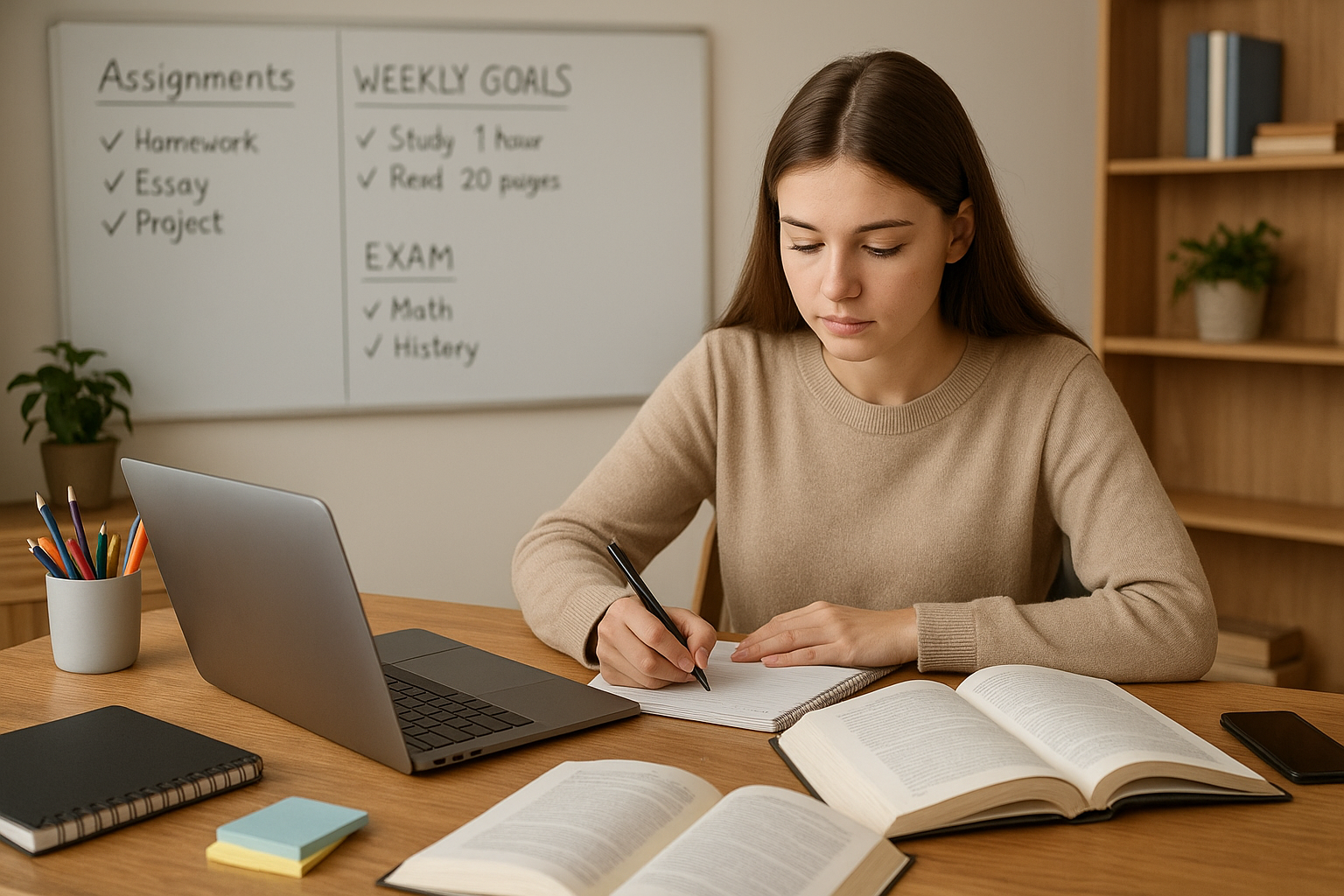 Técnicas de organização pessoal para estudantes