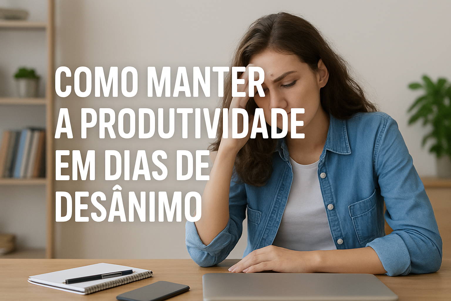 Como manter a produtividade em dias de desânimo