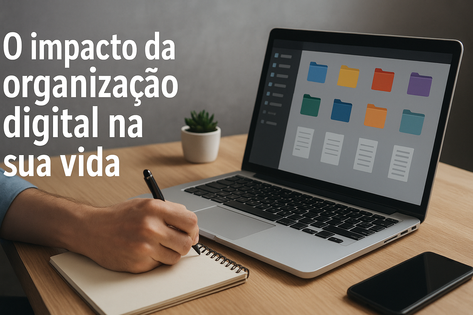 O impacto da organização digital na sua vida
